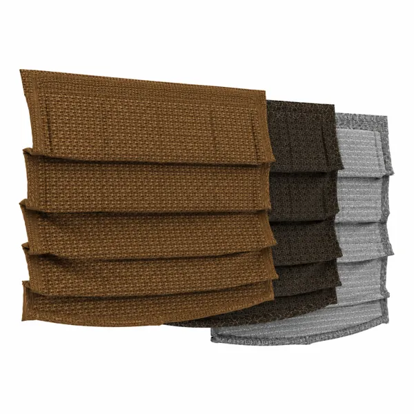 Textured Roman Shade Set 3D Model
