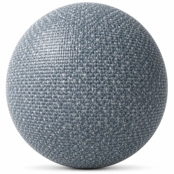 Chunky Basket Weave Blue Gray Fabric Texture