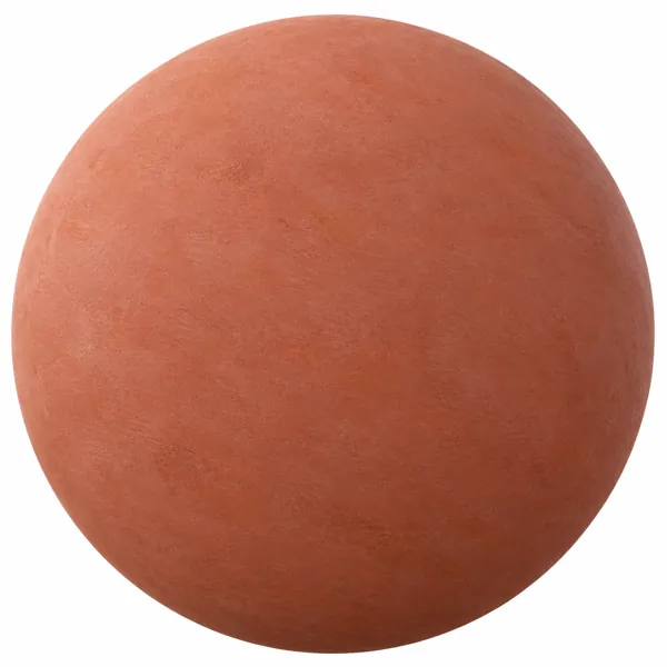 Muted Terracotta Soft Trowel Plaster Texture