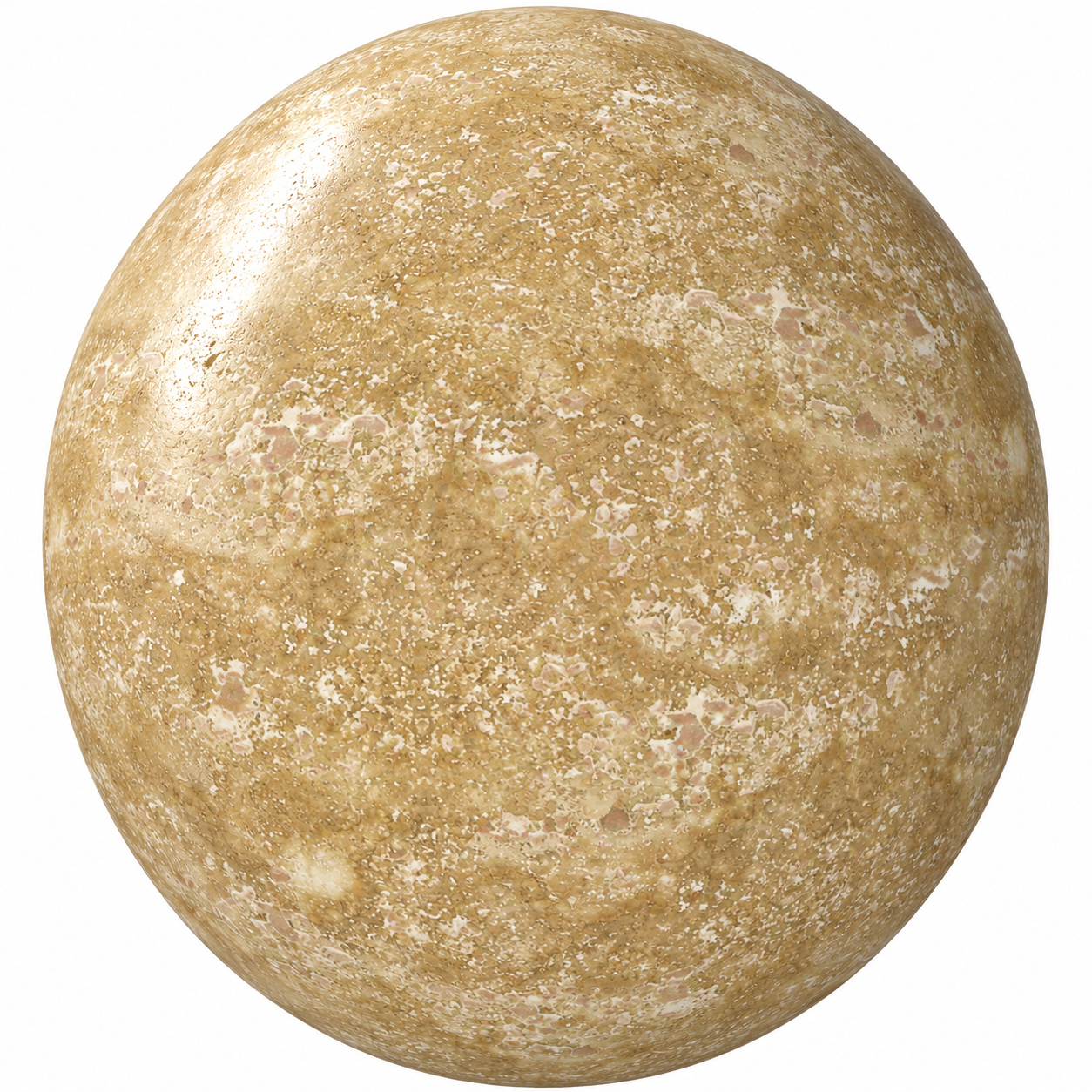 Golden Honey Beige Travertine Mottled Mineral Texture