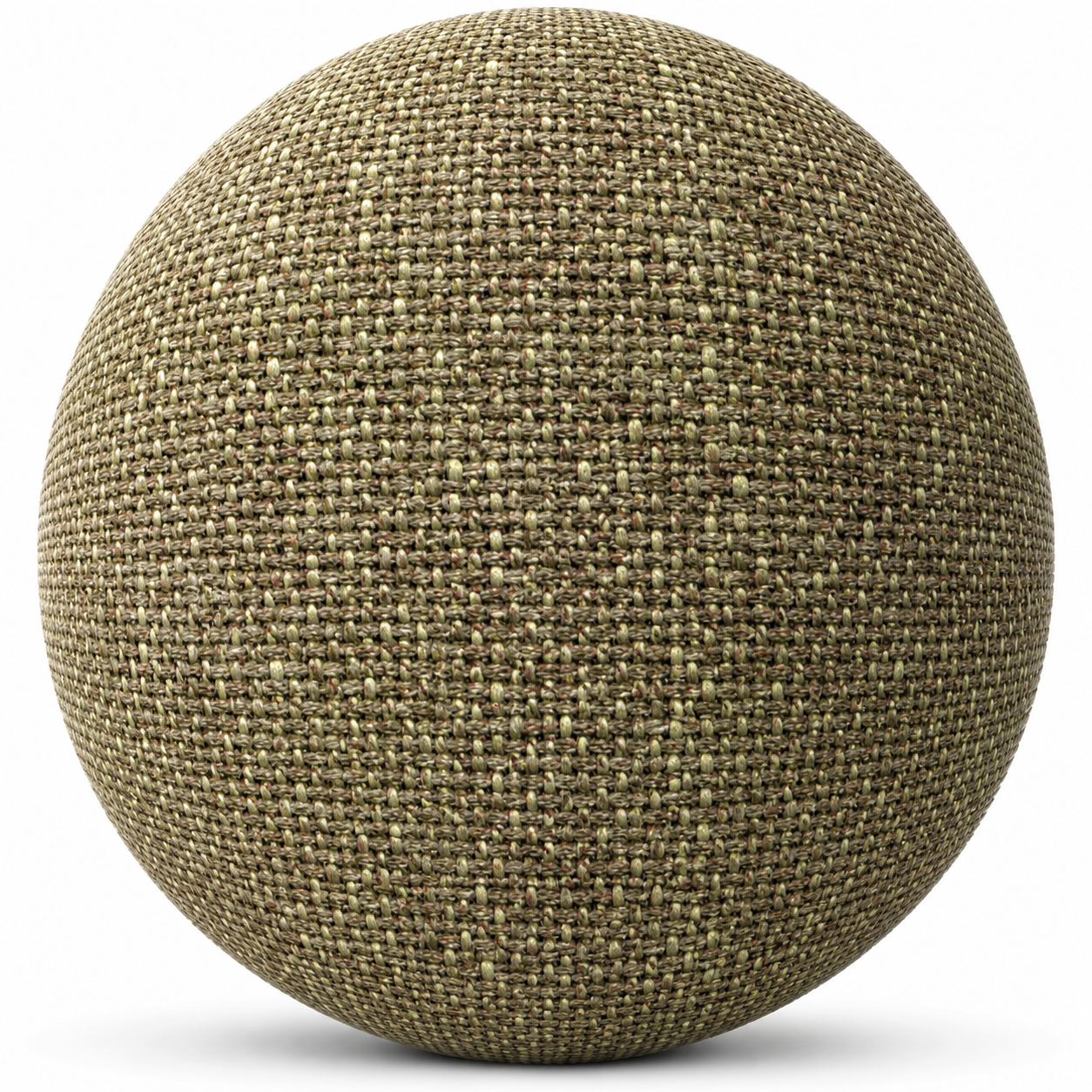 Olive Green Woven Fabric Texture – Dense Flecked Weave 1