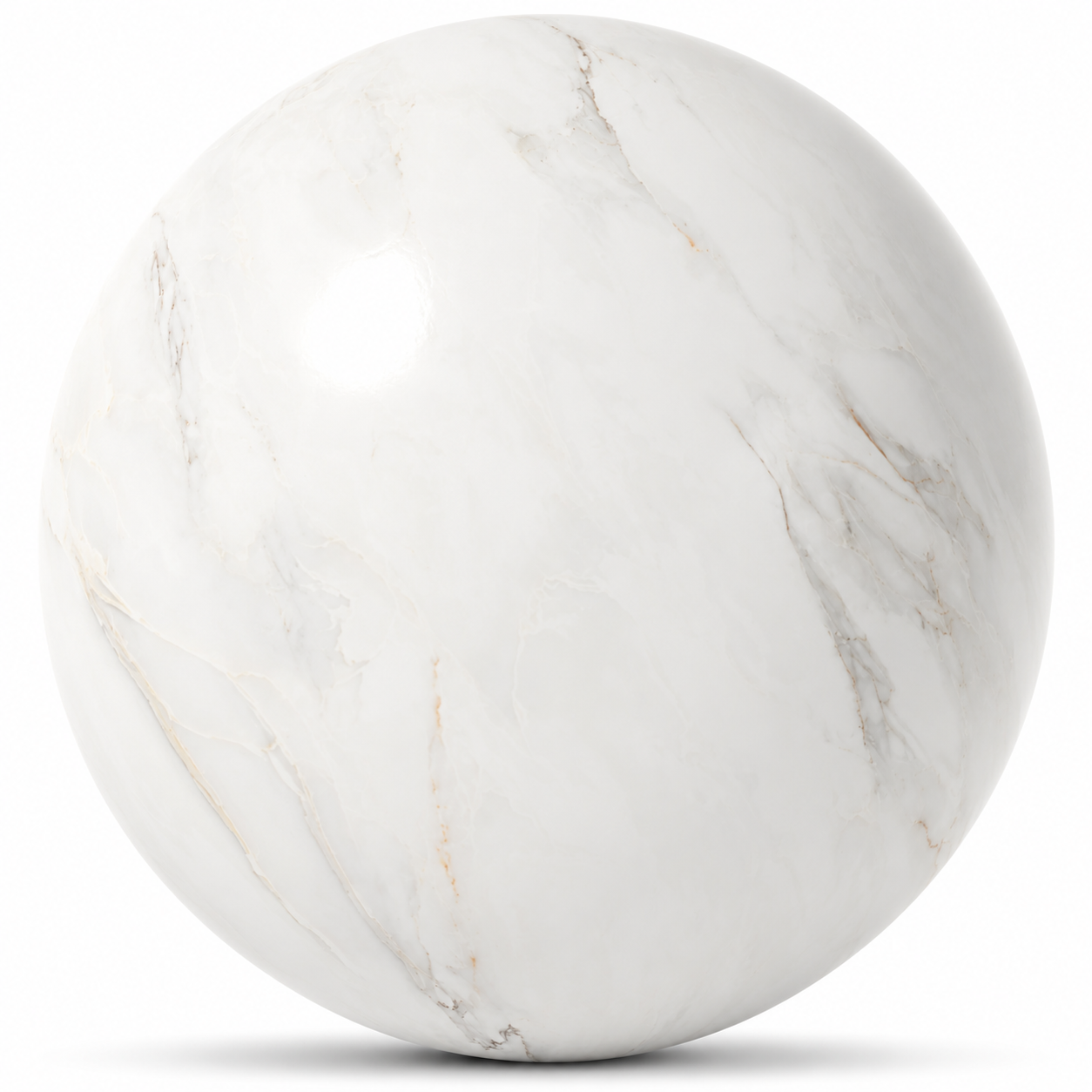 Ivory White Soft Gold Vein Ceramic Texture
