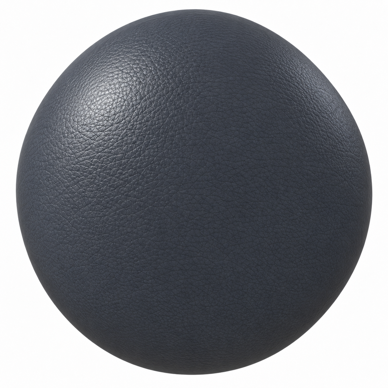 Charcoal Blue Fine Grain Leather Texture