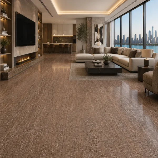 Warm Brown Ceramic Texture – Fine Crosshatched Striations Texture back