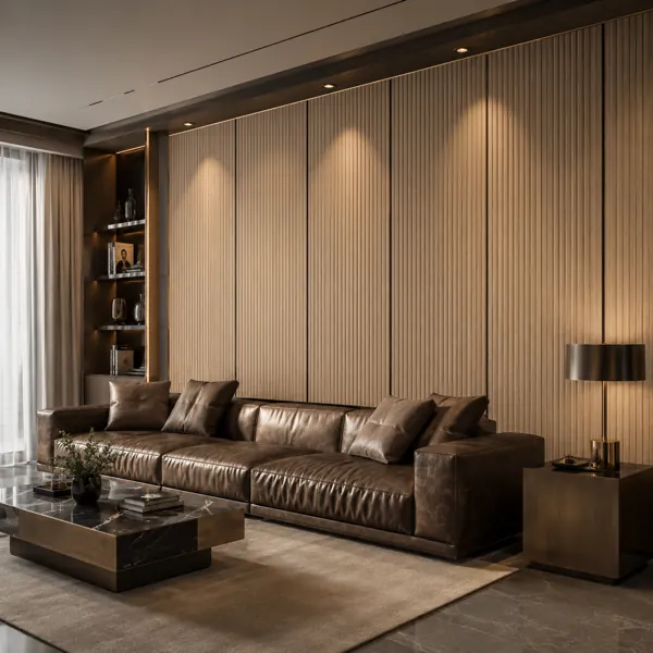 Light Beige Vertical Pinstripe Grain Wood Texture back