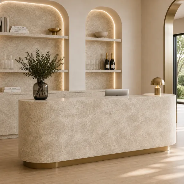 Beige Marble Texture – Cloudy Fossil Grain back