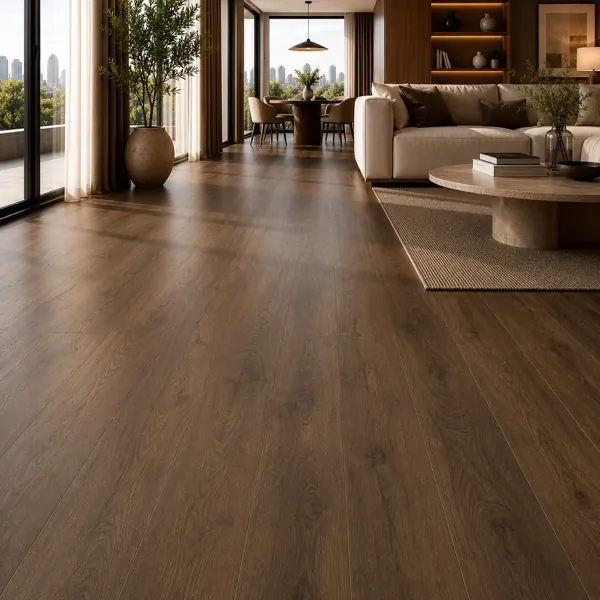 Smoky Brown Wide Plank Parquet Texture back