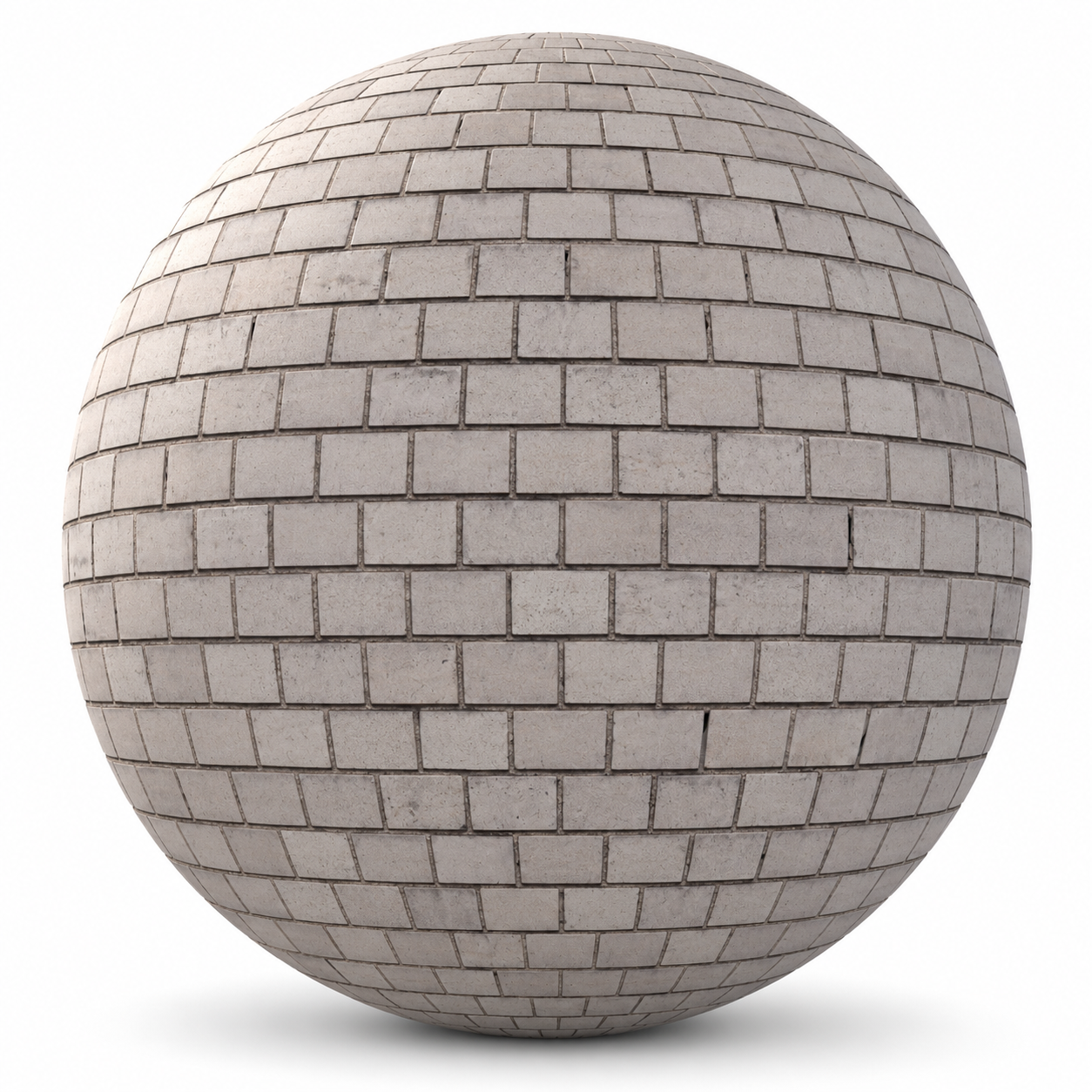 Pale Greige Stone Brick Texture – Dark Recessed Joints Texture 1