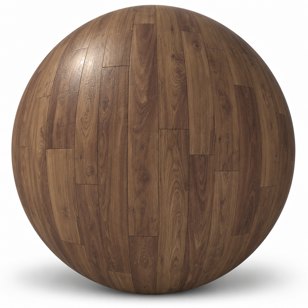 Warm Walnut Brown Knotted Parquet Texture 1