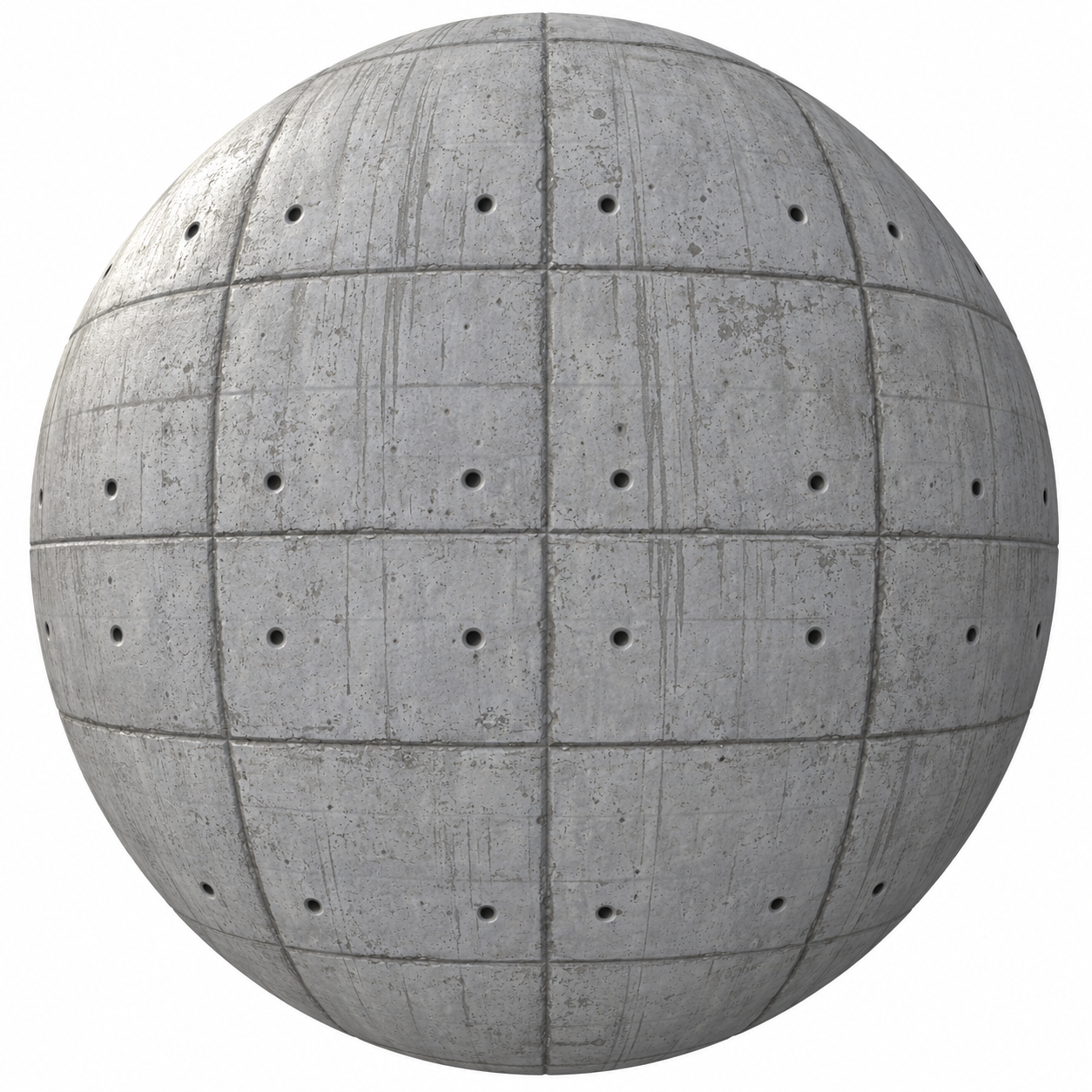 Pale Grey Vertical Streak Form Tie Concrete Texture