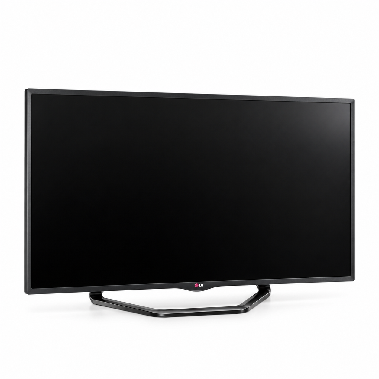 Open Frame Stand Black TV 3D Model