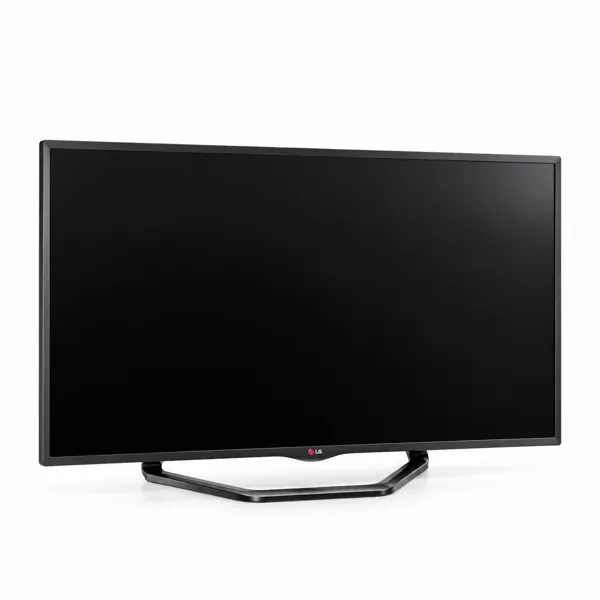 Open Frame Stand Black TV 3D Model
