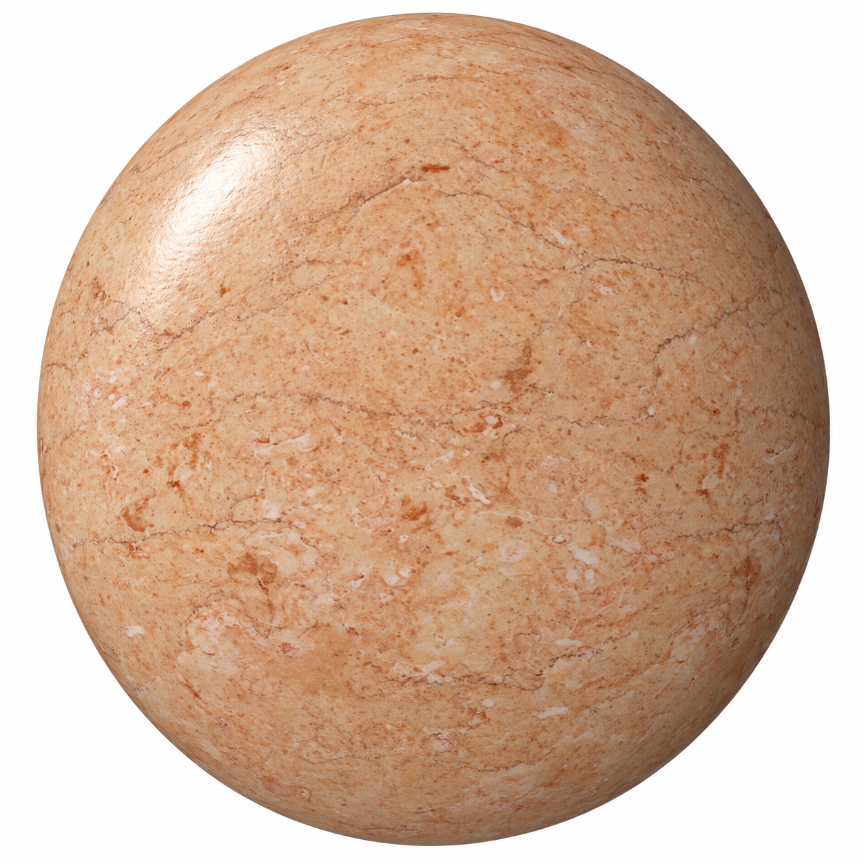Warm Peach Fossil Grain Marble Texture