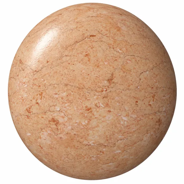 Warm Peach Fossil Grain Marble Texture