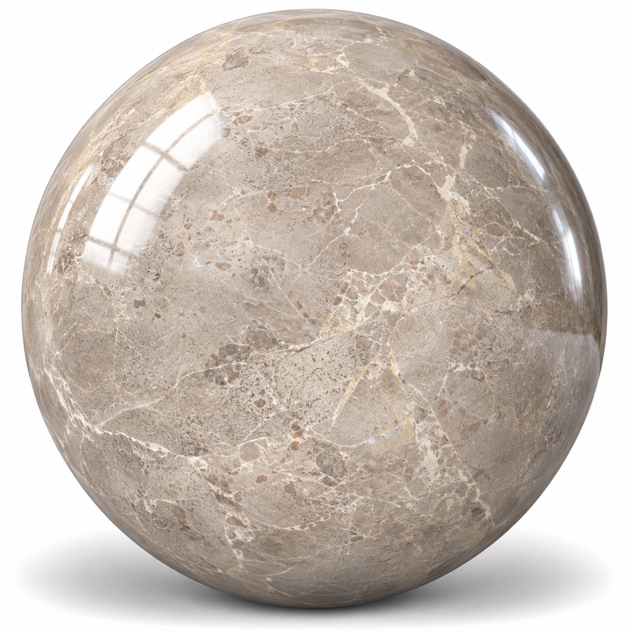 Soft Taupe Beige Fine White Vein Marble Effect Ceramic Texture