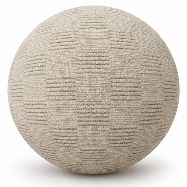 Warm Ivory Checker Weave Carpet Texture
