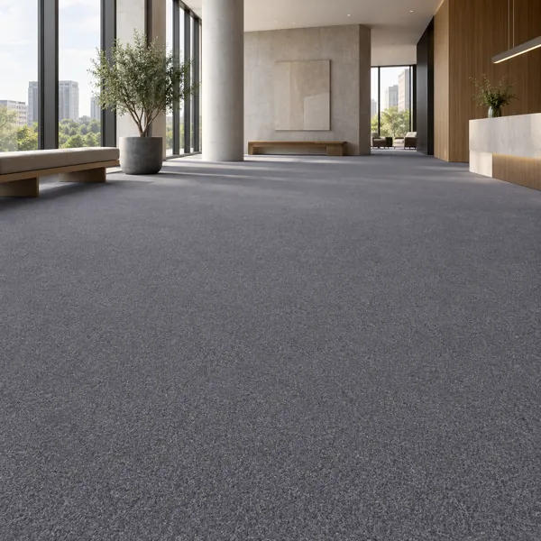 Cool Graphite Grey Fine Pile Carpet Texture back