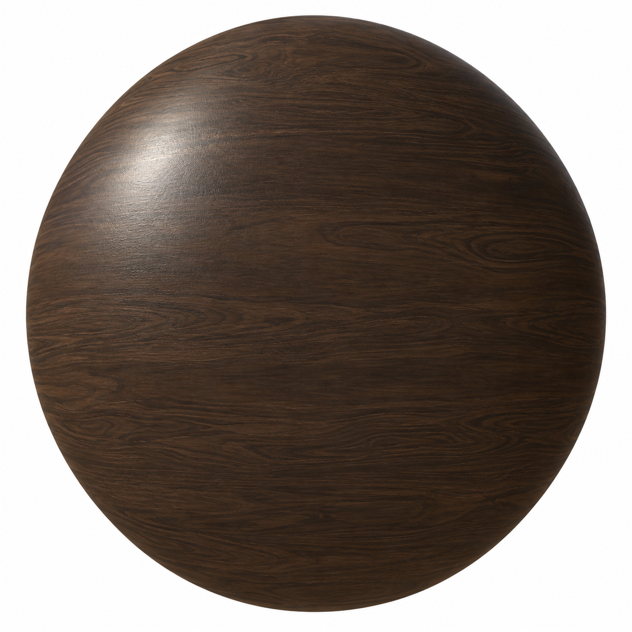 Deep Espresso Brown Horizontal Swirl Grain Wood Texture