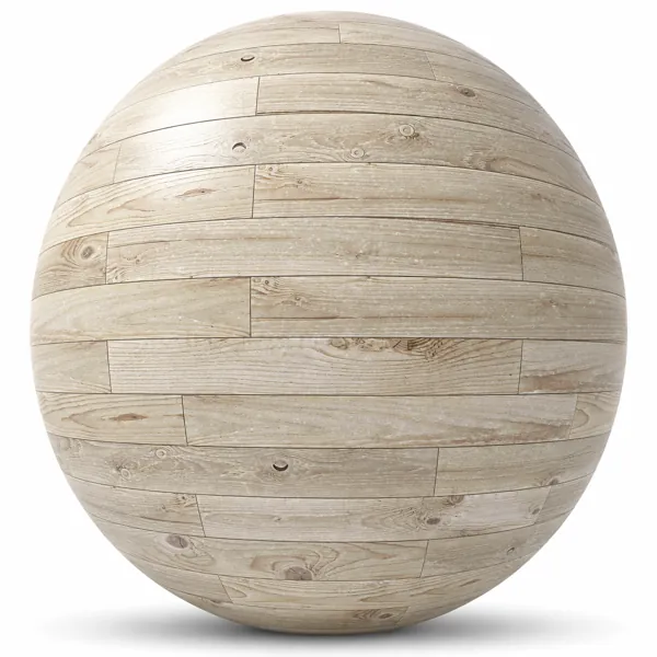 Pale Beige Washed Knotty Wood Parquet