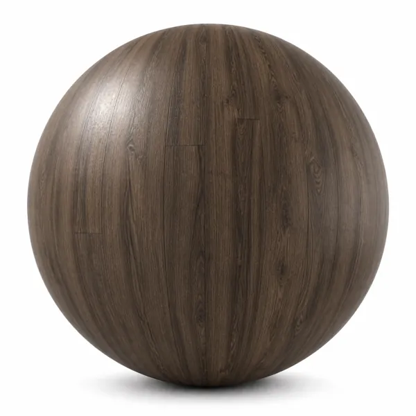 Dark Espresso Long-Plank Wood Parquet