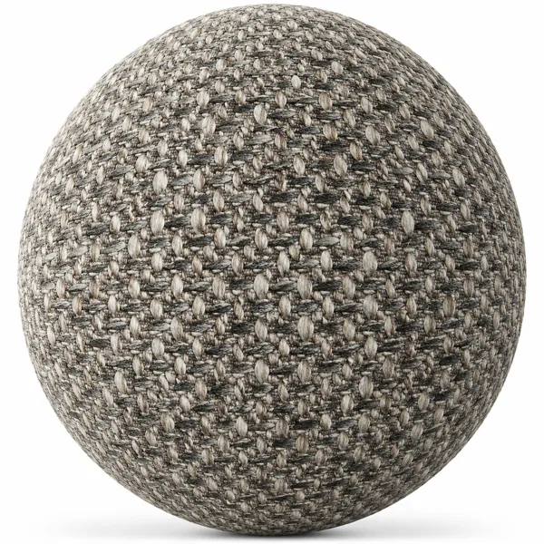 Beige & Charcoal Basket Weave Woven Fabric Texture