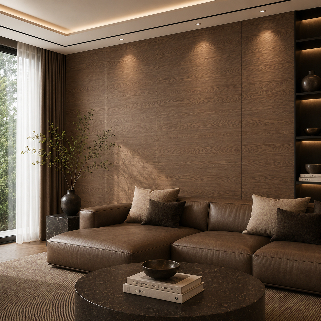 Medium Walnut Wood Texture 2
