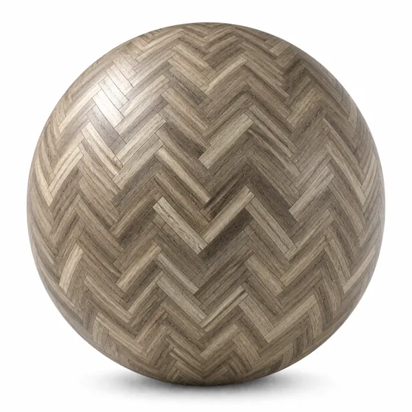 Weathered Herringbone Parquet Texture – Taupe Grain