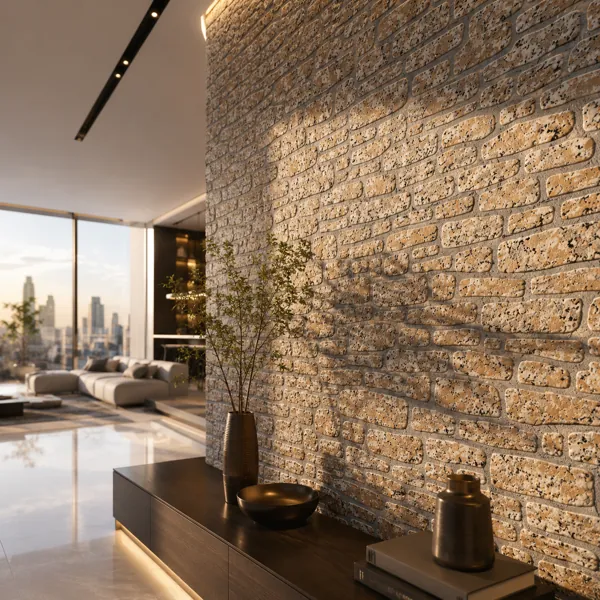 Speckled Beige Granite Brick Texture back