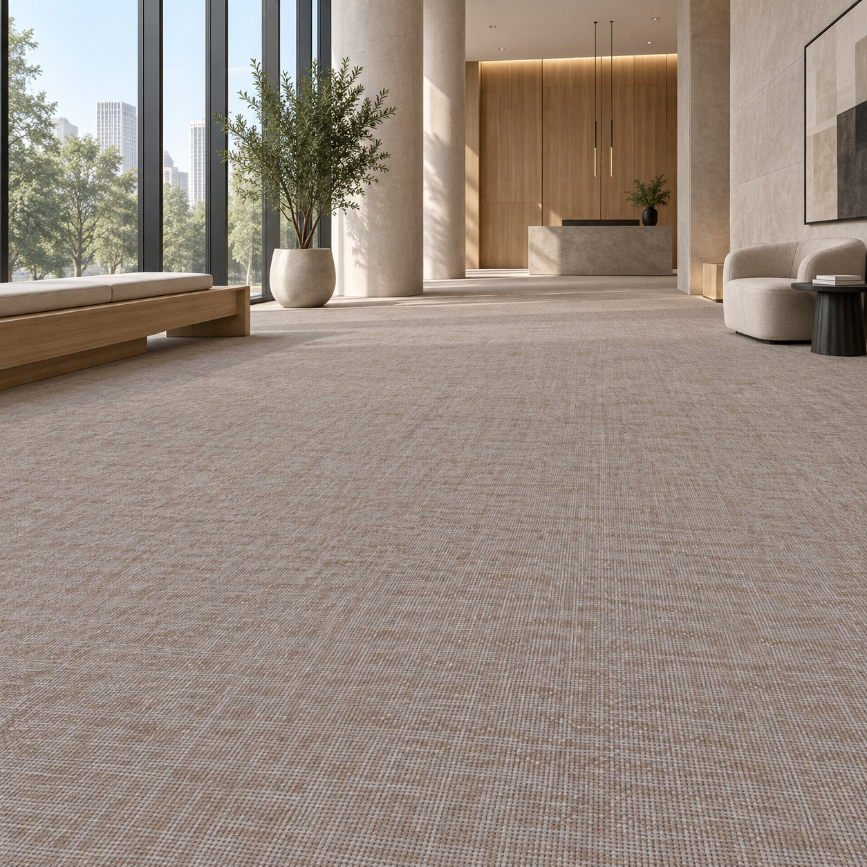 Warm Greige Basket Weave Carpet Texture 2