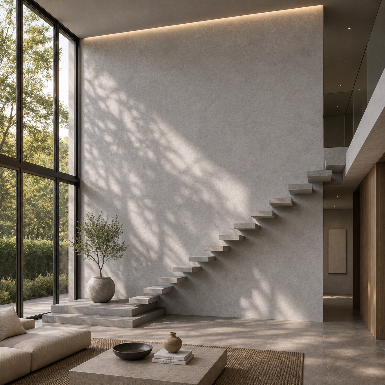 Light Grey Soft Mottled Concrete Texture 2