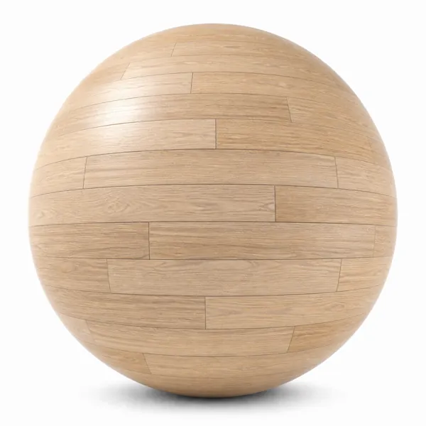 Light Sand Beige Long-Plank Wood Parquet