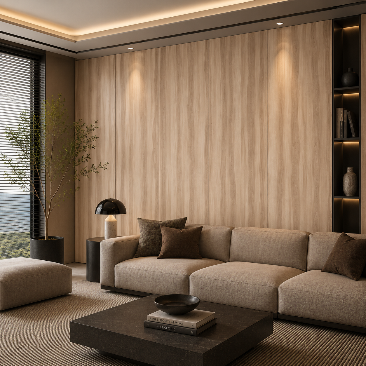 Cream Beige Flow Grain Natural Oak Wood Texture 2
