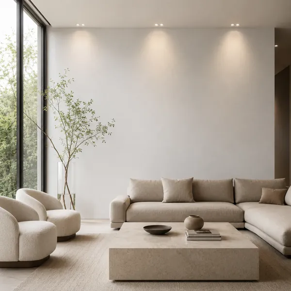 Cool Pearl Gray Ultra Smooth Plaster Texture back