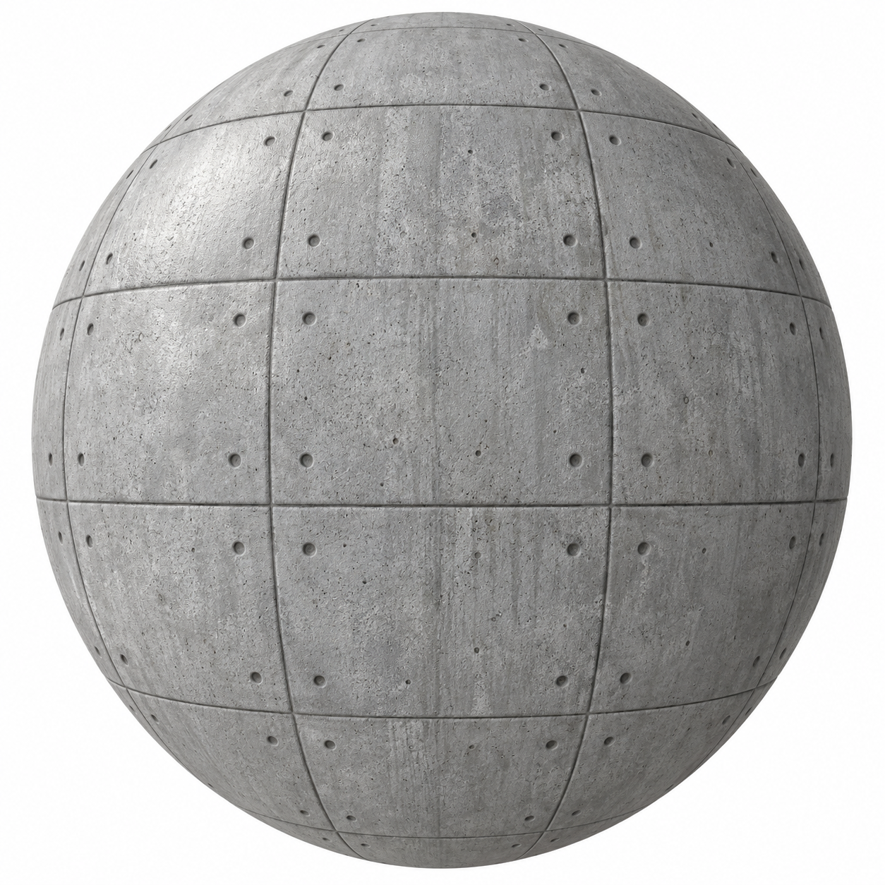 Medium Gray Weathered Fine Joint Concrete Panel Texture