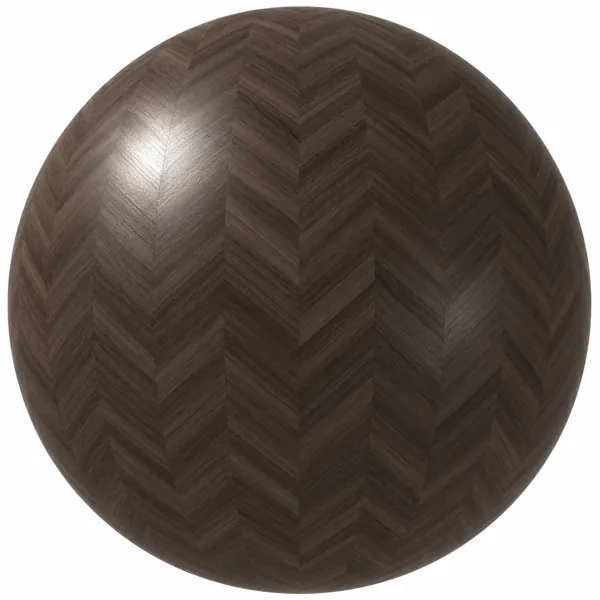 Dark Brown Chevron Parquet Texture