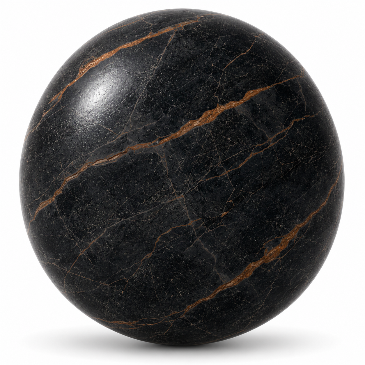 Black Ceramic Texture – Copper Vein Network Texture 1