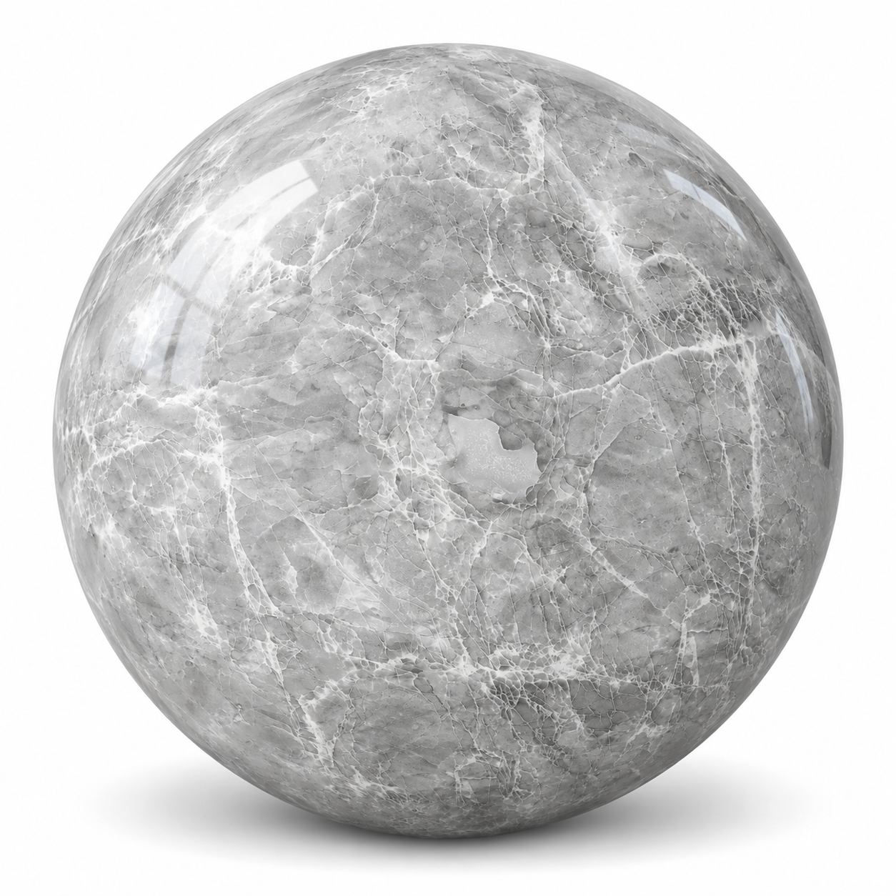 Silver Grey Crystalline Veined Ceramic Texture 1