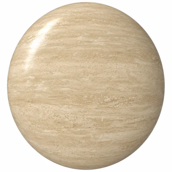 Soft Golden Beige Fine Horizontal Vein Travertine Texture