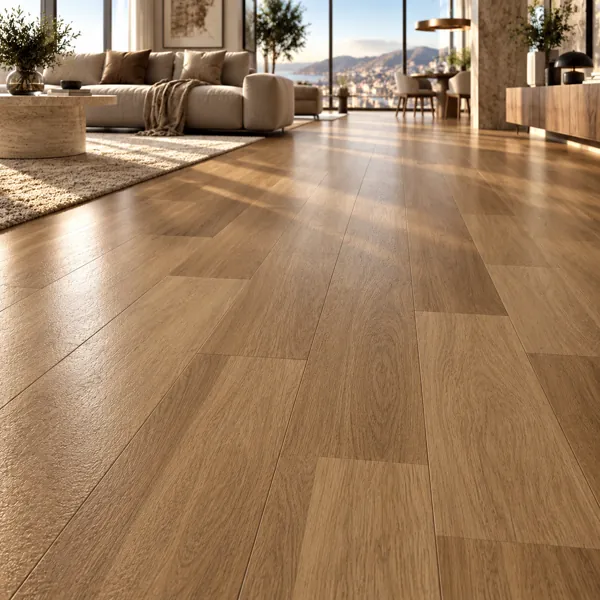 Warm Natural Oak Strip Parquet Texture back