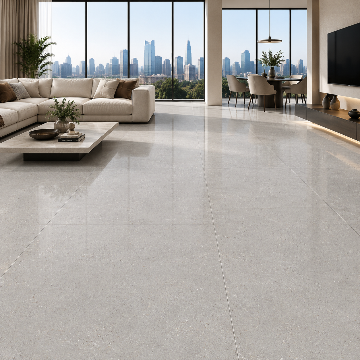 Cool Gray Fine Speckled Ceramic Texture 2